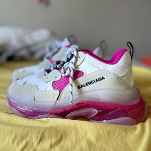 Balenciaga Triple S Pink and White Women’s Sneaker